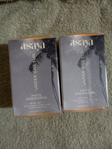 asaya matte sunscreen