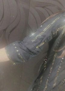 Beautiful Black Kurta For Girls Kids