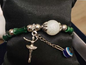 Green Charm Bracelet