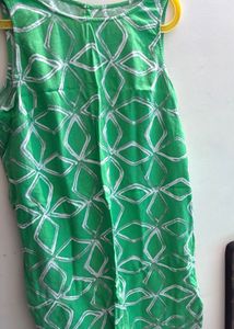 Green Floral Dress