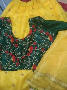 Fully Stitched Lehenga Choli Set