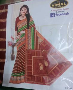 Vimal Brand New Cotton Saree Pack Of 2
