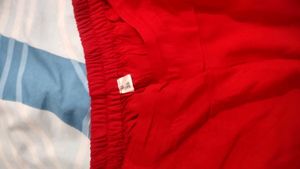 Blue And Red Trousers Combo