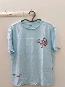 Zudio Light Blue Graphic Tee - Size XS