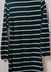 Striped Bodycon Mini Dress