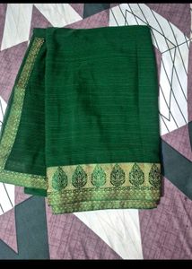Elegant Green Saree