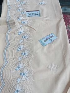 Peach Embroidered Suit