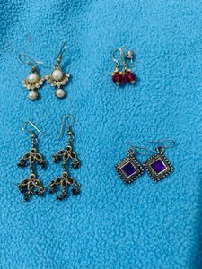 Vintage Earring Bundle - Pack Of 4