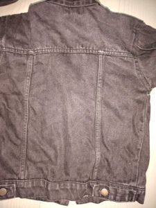 gray denim jacket for women