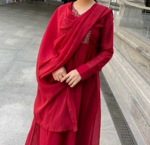 Anarkali Dupatta Set