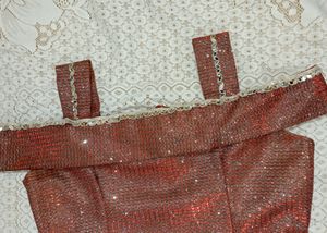 Off Shoulder ShimmeryBodycon Dress