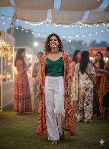 ☀️&#34;The Santorini Breeze&#34;🏝️Chic 4-in-1 Linen Set!