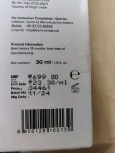 Minimalist Vitamin C 10% Face Serum set of 2