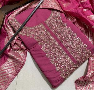 Pink Embroidered Salwar Kameez Suit