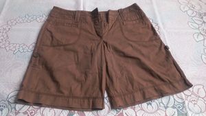 Short Jeans Brown Color