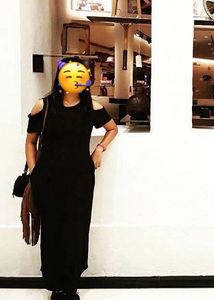Black Maxi Dress-L