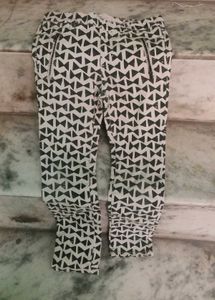 Printed Girls' Pants hip/26 Lenght/29