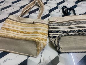 Striped Tote Bags