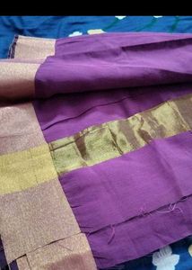 Purple & Gold Saree