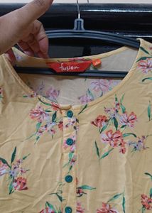Yellow Daily Wear Kurti