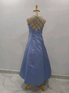 Elegant Blue Maxi Dress
