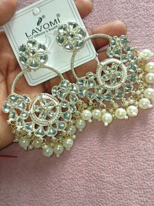 chandbali Pearl Earrings🆕