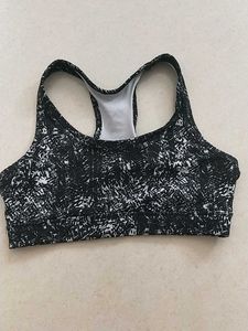 S Stylish Printed Sports Bra