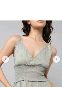 Elegant green dress size - 92 cm