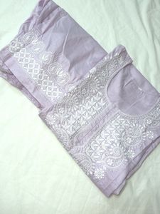 Brand New Chikankari Kurta Pant Set.
