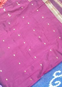 Grape Wine Color Amazing saree😍🤎