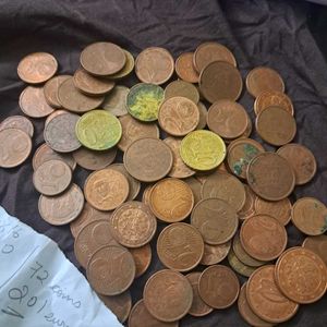 72 coins:  Euro Cents Collection