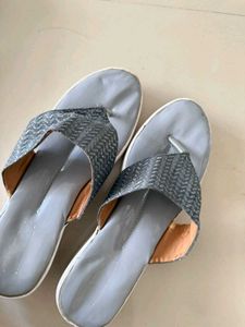 Gray Thong Sandals - Size 7