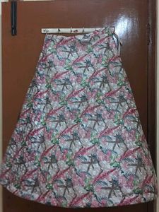 Floral Print Skirt