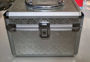 Vintage Silver Cosmetic Case