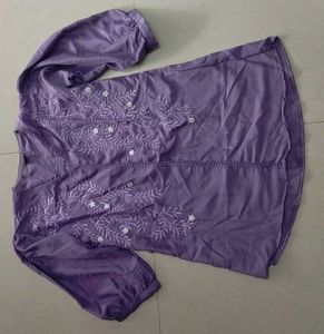 Elegant Purple Kurta