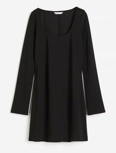 H&amp;M Black Mini Dress - Size S