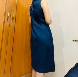 Blue Sleeveless Dress