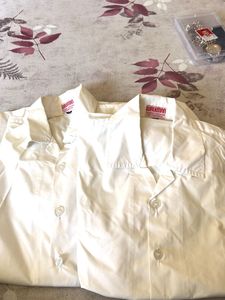 Set Of 2 White Shirts Size 36