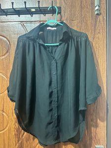 Black Button-Up Shirt