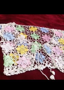 Handmade Floral Crochet Vest