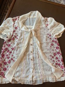 Floral Sheer Top