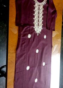 Elegant Maroon Kurta