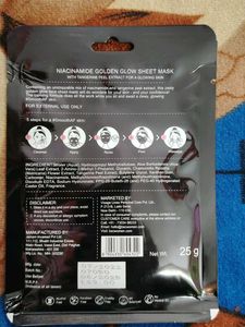 Niacinamide Golden Glow Sheet Mask