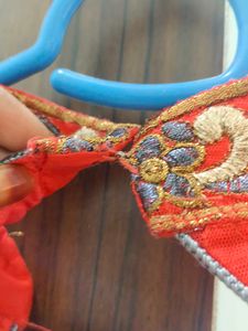 Red Embroidered Lehenga Choli