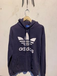 Adidas Orignals Blue Logo Hoodie