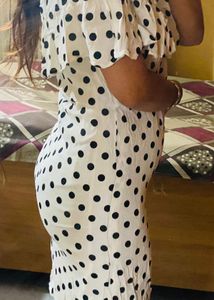 Polka Dot Print 👗 Dress
