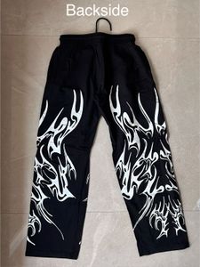 original Genrage Graphic Print Black Joggers