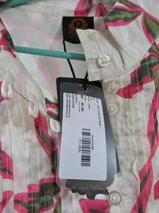 Floral Print Button-Up Midi Dress