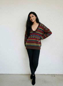 Vintage Patterned Sweater