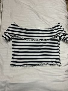 Striped Off-Shoulder Top